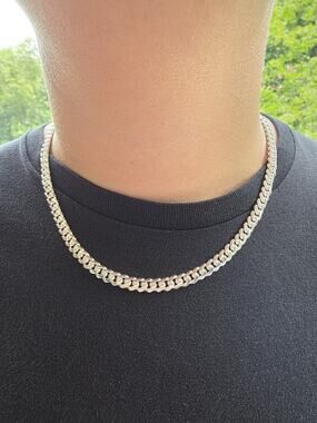 Brand New Sterling Silver 925 Cuban Link 6MM Chain 18''